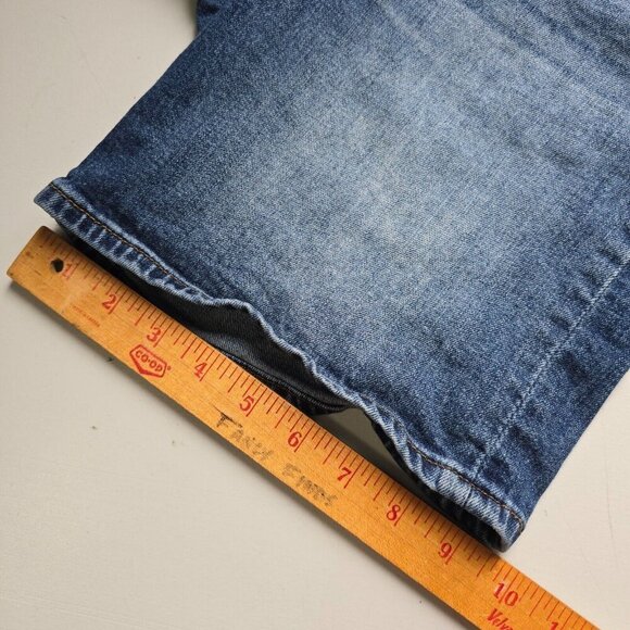 Lucky Brand Roll-Up Jean Shorts Women 6 Blue Denim Casual Cuffed Summer Jorts - Picture 14 of 15